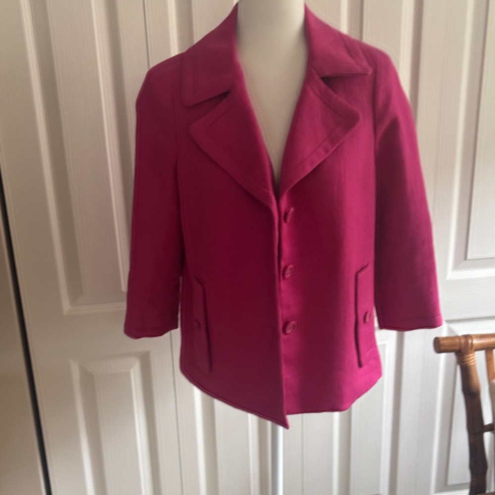 Talbots Fuchsia Blazer